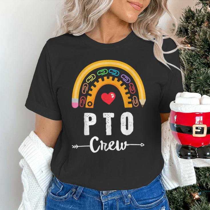 PTO Crew Parent School Volunteer Board Mom Parent Teacher Unisex T-Shirt, gift for family, gift for coworker