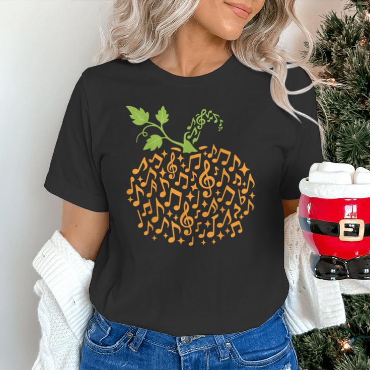 Pumpkin Music Notes Fall Teacher Autumn Halloween Unisex T-Shirt, gift for family, gift for coworker Pumpkin Music Notes Fall Teacher Autumn Halloween Unisex T-Shirt, gift for family, gift for coworker