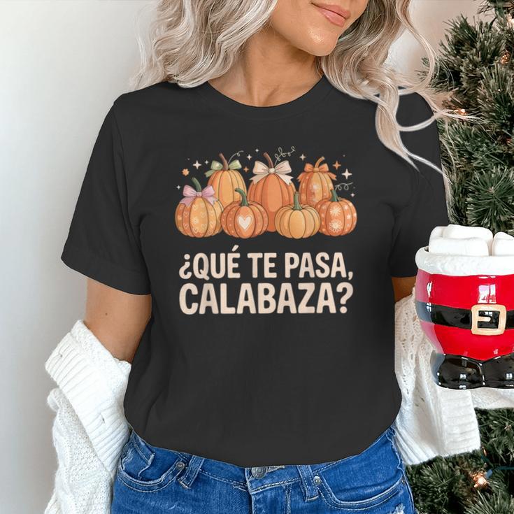 Qué Te Pasacalabaza Fall Immersion Teacher Spanish Teacher Unisex T-Shirt, gift for family, gift for coworker Qué Te Pasacalabaza Fall Immersion Teacher Spanish Teacher Unisex T-Shirt, gift for family, gift for coworker