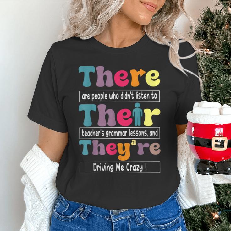 There Their They'Re English Teacher Grammar Memes Unisex T-Shirt, English Teacher Shirts, gift for family, gift for coworker There Their They'Re English Teacher Grammar Memes Unisex T-Shirt, English Teacher Shirts, gift for family, gift for coworker