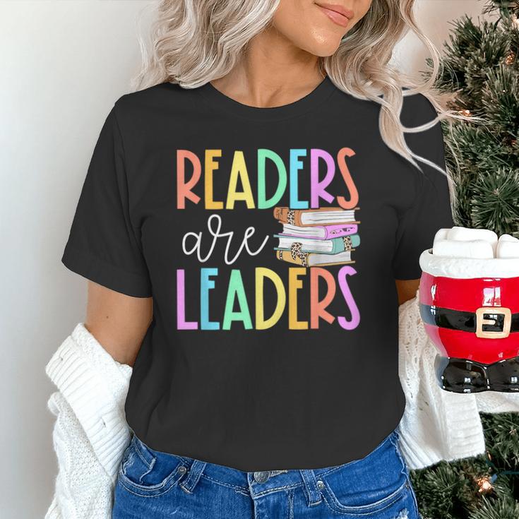 Readers Are Leaders Reading Book Lovers Teacher Women Kids Unisex T-Shirt, gift for family, gift for coworker Readers Are Leaders Reading Book Lovers Teacher Women Kids Unisex T-Shirt, gift for family, gift for coworker