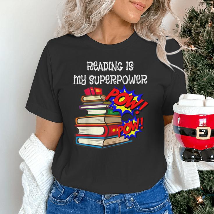 Reading Is My Super Power Superhero Best English Teacher Unisex T-Shirt, Super Teacher Shirts, English Teacher Shirts, gift for family, gift for coworker