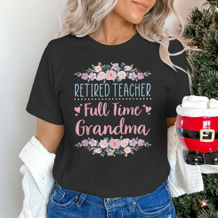 Retired Teacher Full Time Grandma Teaching Retirement Unisex T-Shirt, gift for family, gift for coworker Retired Teacher Full Time Grandma Teaching Retirement Unisex T-Shirt, gift for family, gift for coworker