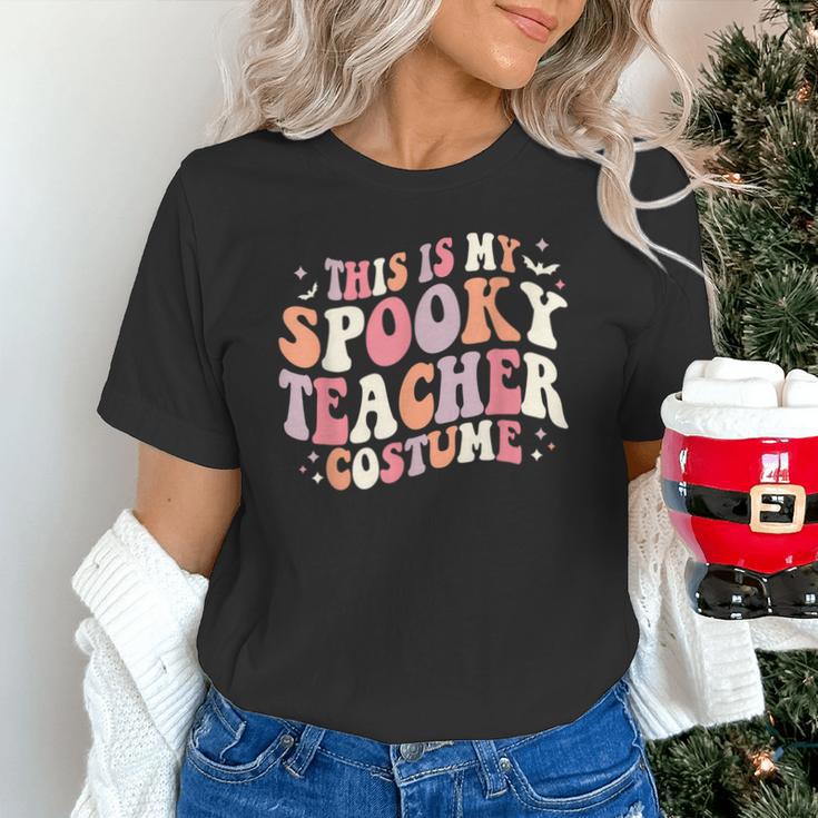 Retro Halloween This Is My Spooky School Teacher Costume Unisex T-Shirt, gift for family, gift for coworker Retro Halloween This Is My Spooky School Teacher Costume Unisex T-Shirt, gift for family, gift for coworker