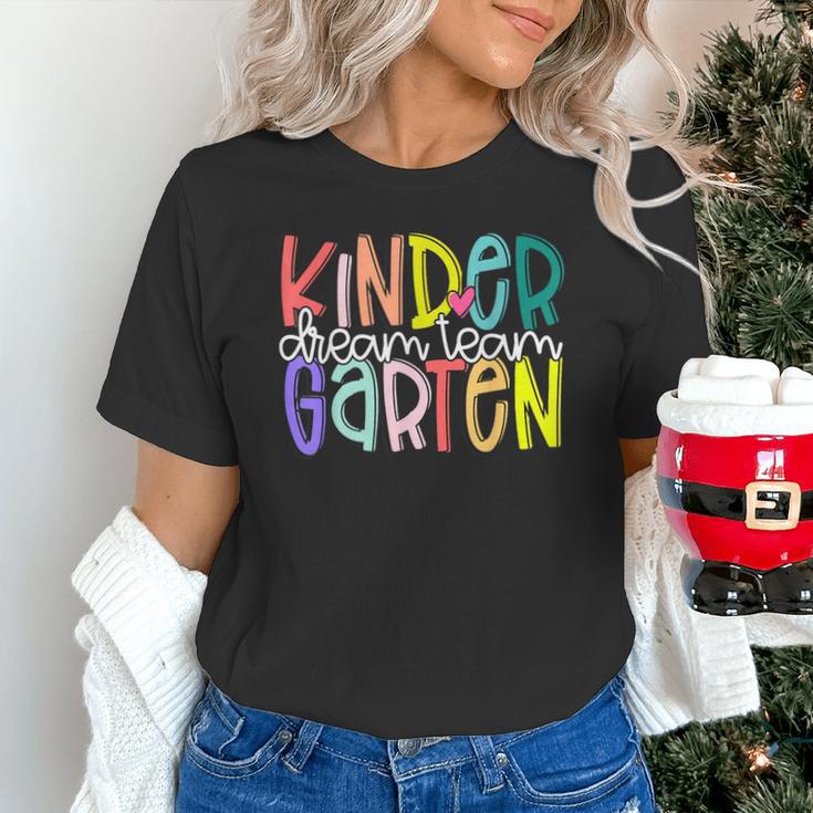 Retro Kindergarten Dream Team Back To School Teacher Kids Unisex T-Shirt, gift for family, gift for coworker