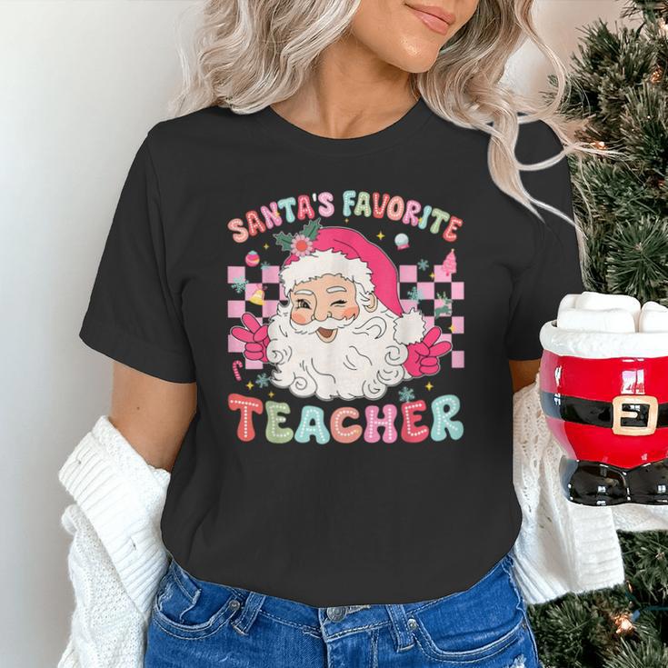Santa Favorite Teacher Shirt Teacher Christmas Unisex T-Shirt, gift for family, gift for coworker Santa Favorite Teacher Shirt Teacher Christmas Unisex T-Shirt, gift for family, gift for coworker