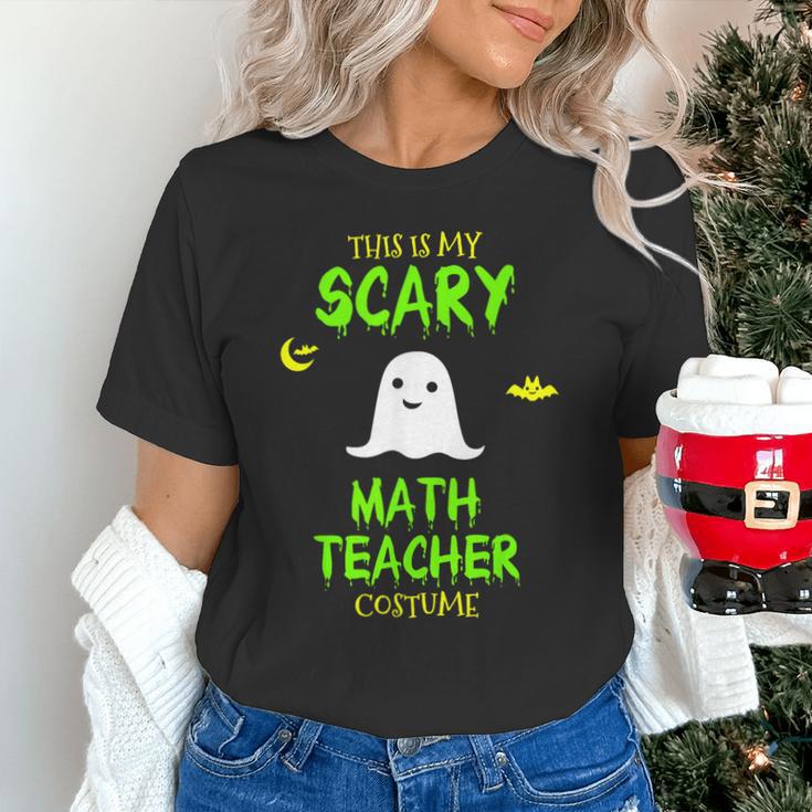 Scary Math Teacher Costume Halloween Lazy Easy Christmas Unisex T-Shirt, gift for family, gift for coworker Scary Math Teacher Costume Halloween Lazy Easy Christmas Unisex T-Shirt, gift for family, gift for coworker