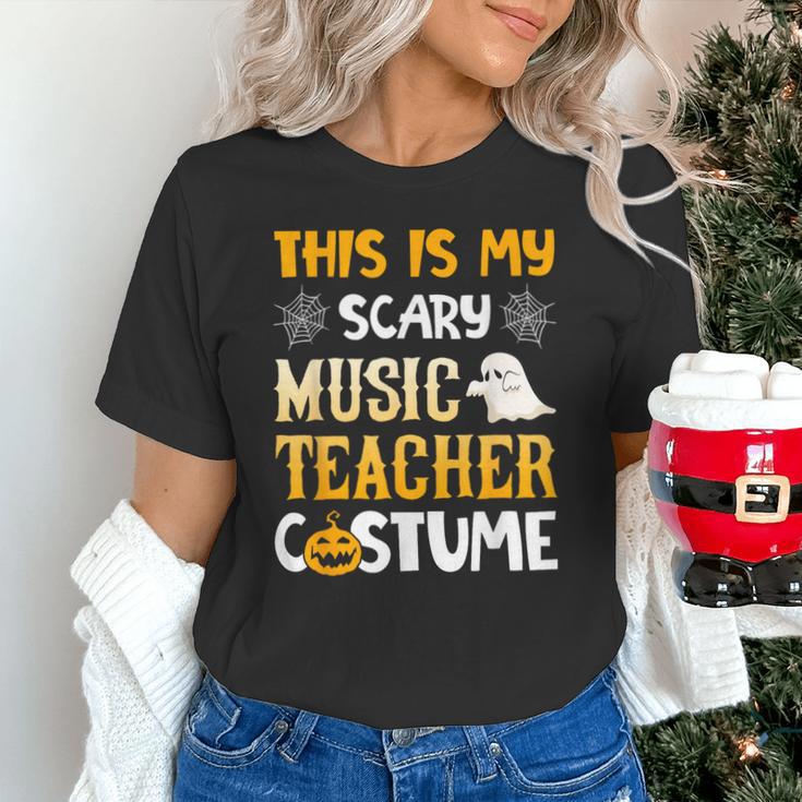 This Is My Scary Music Teacher Halloween Costumes Pajama Unisex T-Shirt, gift for family, gift for coworker This Is My Scary Music Teacher Halloween Costumes Pajama Unisex T-Shirt, gift for family, gift for coworker