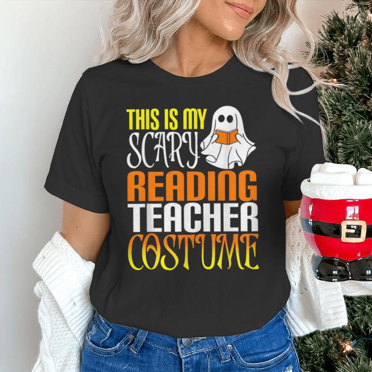 This Is My Scary Reading Teacher Costume Halloween School Unisex T-Shirt, gift for family, gift for coworker This Is My Scary Reading Teacher Costume Halloween School Unisex T-Shirt, gift for family, gift for coworker