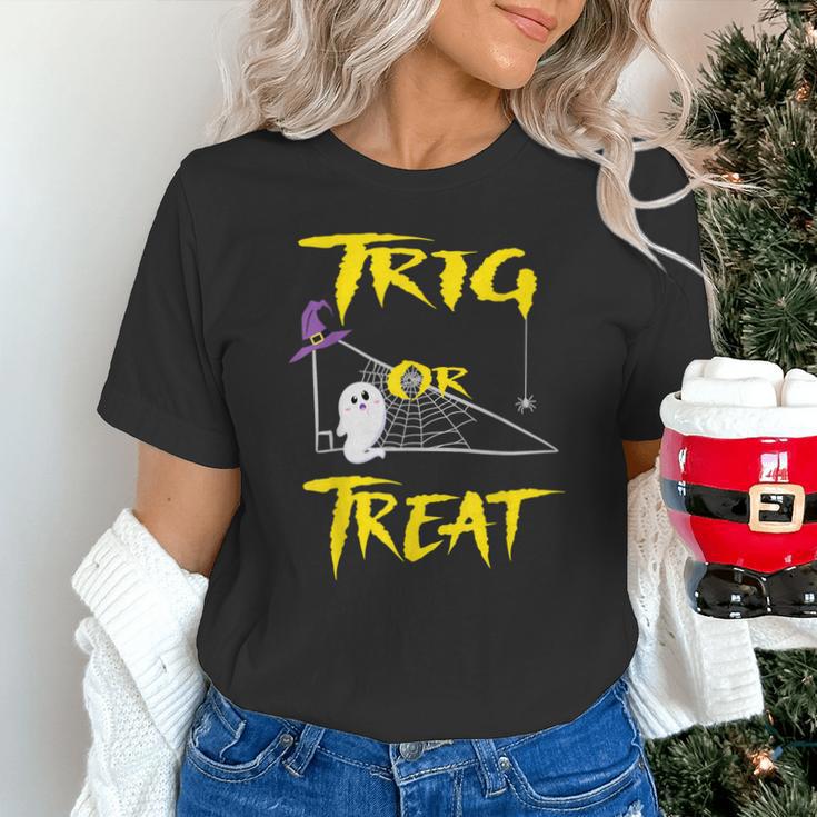 School Math Teacher Halloween 2022 Trig Or Treat Shirt Unisex T-Shirt, gift for family, gift for coworker School Math Teacher Halloween 2022 Trig Or Treat Shirt Unisex T-Shirt, gift for family, gift for coworker