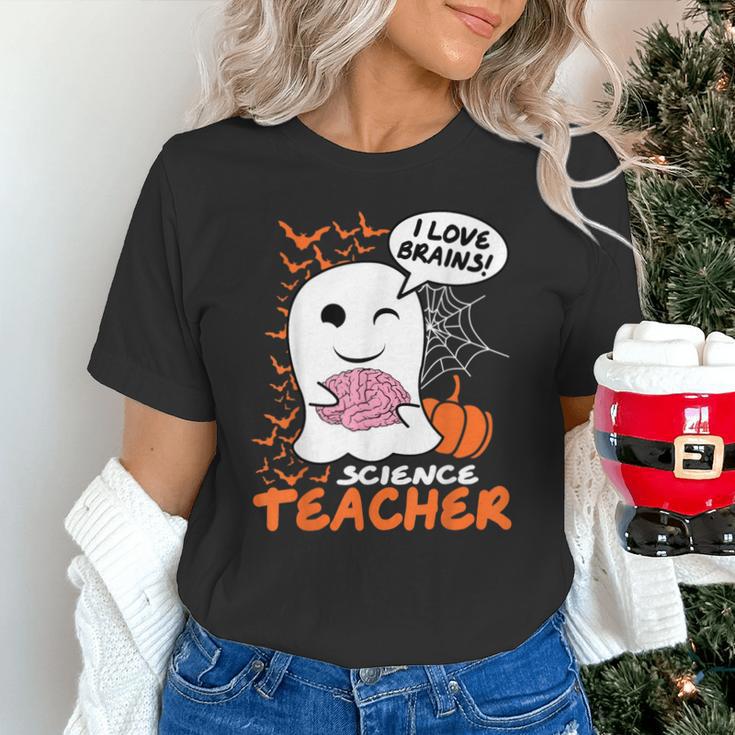 Science Teacher Cute Ghost Halloween Teacher Men Women Unisex T-Shirt, Science Teacher Shirts, gift for family, gift for coworker Science Teacher Cute Ghost Halloween Teacher Men Women Unisex T-Shirt, Science Teacher Shirts, gift for family, gift for coworker