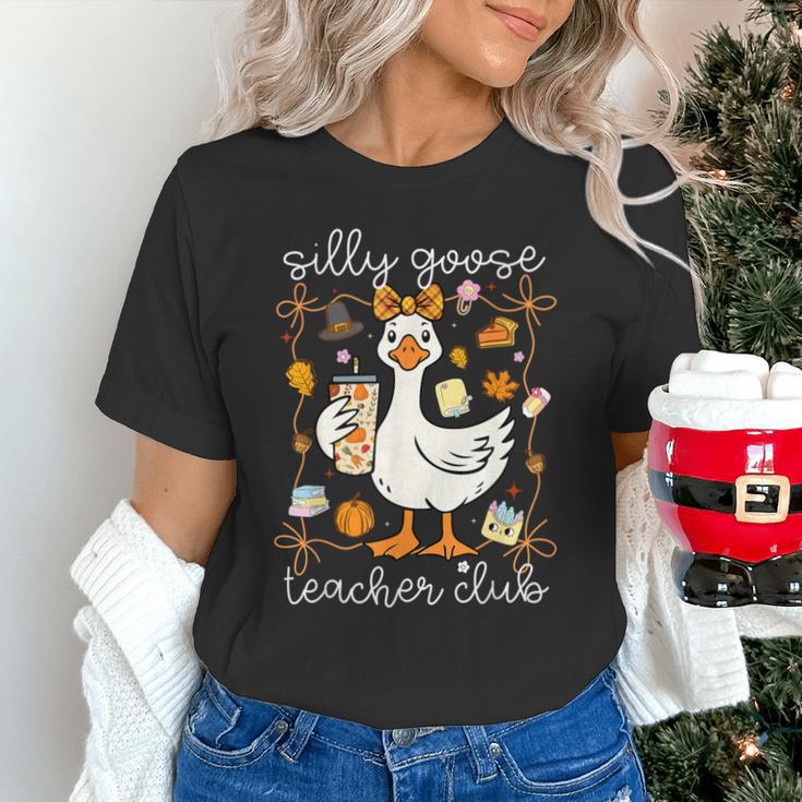 Silly Goose Teachers Club Cozy Fall Teacher Unisex T-Shirt, gift for family, gift for coworker Silly Goose Teachers Club Cozy Fall Teacher Unisex T-Shirt, gift for family, gift for coworker