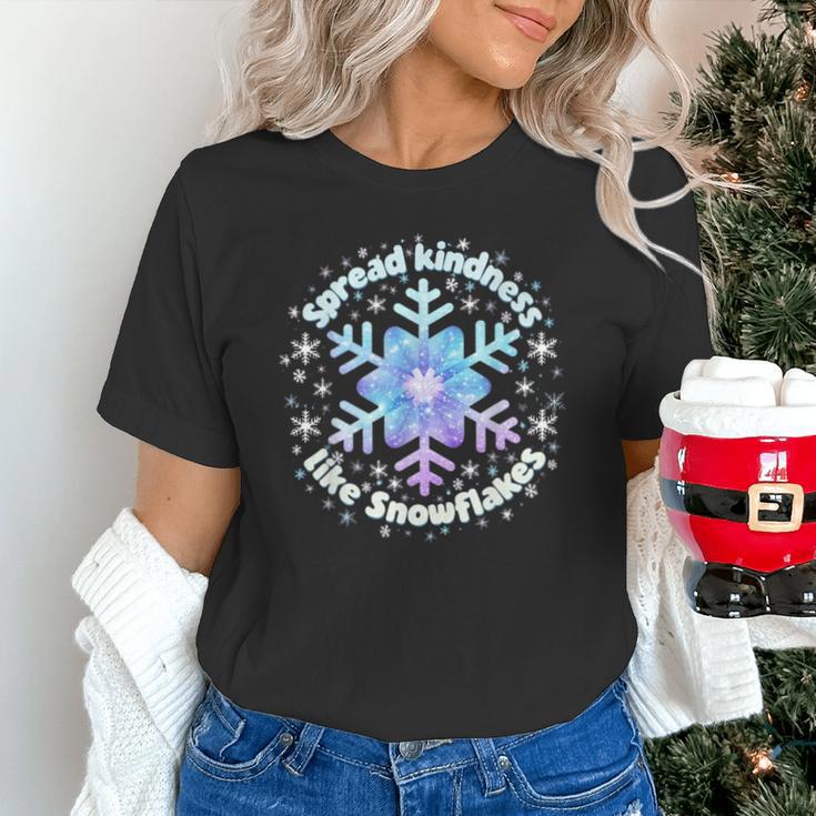 Spread Kindness Like Snowflakes Christmas Teacher Unity Day Unisex T-Shirt, gift for family, gift for coworker Spread Kindness Like Snowflakes Christmas Teacher Unity Day Unisex T-Shirt, gift for family, gift for coworker