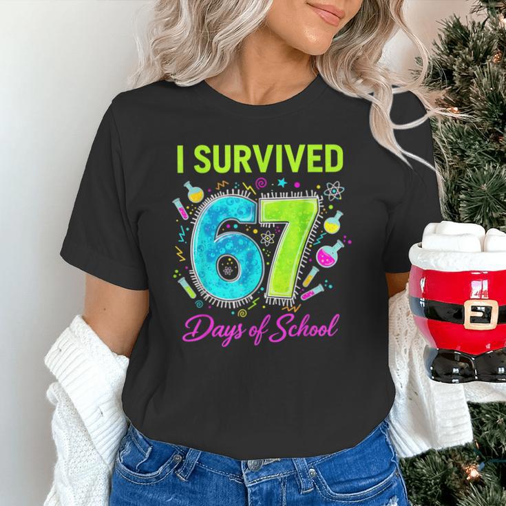 I Survived 67 Days Of School 67 Meme Science Teacher Unisex T-Shirt, Science Teacher Shirts, gift for family, gift for coworker