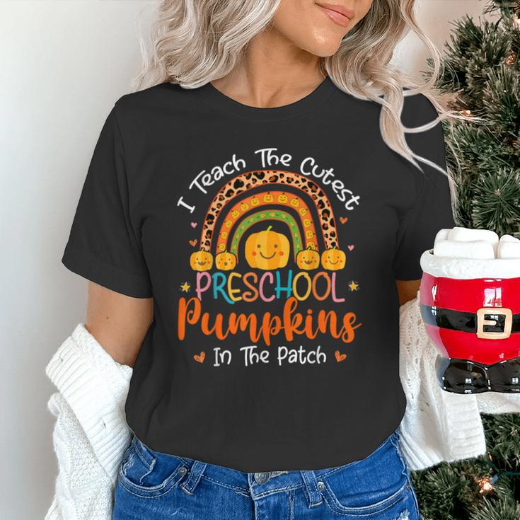 I Teach The Cutest Preschool Pumpkin Teacher Halloween For Men Women Kids Unisex T-Shirt, gift for family, gift for coworker
