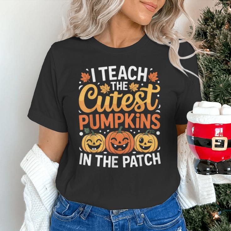 I Teach The Cutest Pumpkins Tshirt Halloween Teacher Unisex T-Shirt, gift for family, gift for coworker I Teach The Cutest Pumpkins Tshirt Halloween Teacher Unisex T-Shirt, gift for family, gift for coworker