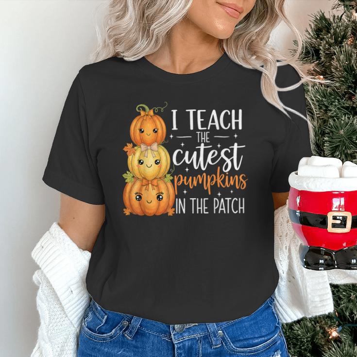 I Teach The Cutest Pumpkins In The Patch Fall Autumn Teacher Unisex T-Shirt, gift for family, gift for coworker I Teach The Cutest Pumpkins In The Patch Fall Autumn Teacher Unisex T-Shirt, gift for family, gift for coworker