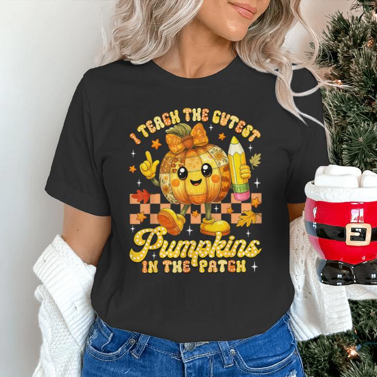 I Teach The Cutest Pumpkins In The Patch Teacher Halloween Unisex T-Shirt, gift for family, gift for coworker I Teach The Cutest Pumpkins In The Patch Teacher Halloween Unisex T-Shirt, gift for family, gift for coworker