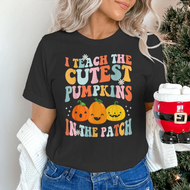 I Teach The Cutest Pumpkins In The Patch Teacher Unisex T-Shirt, gift for family, gift for coworker