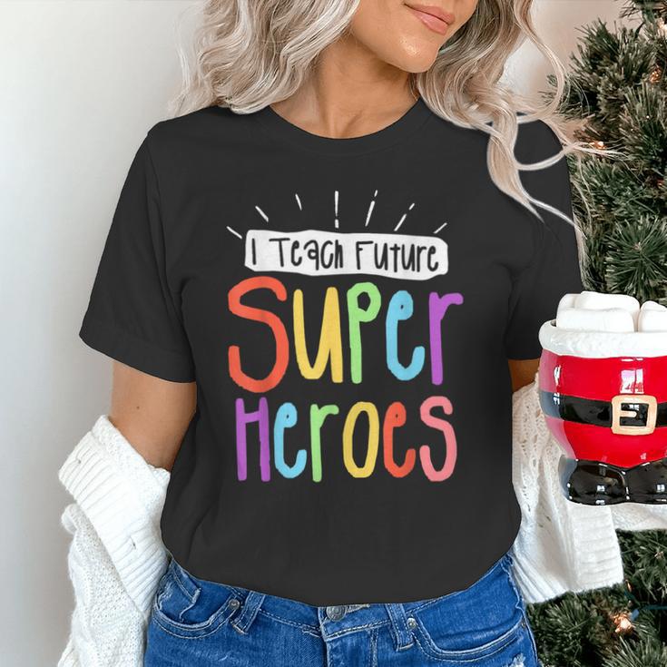 I Teach Future Superheroes Teacher Teaching Unisex T-Shirt, Future Teacher Shirts, gift for family, gift for coworker I Teach Future Superheroes Teacher Teaching Unisex T-Shirt, Future Teacher Shirts, gift for family, gift for coworker