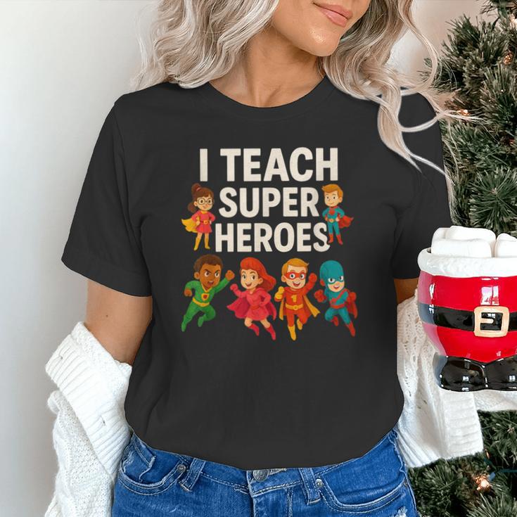 I Teach Super Heroes Teacher Unisex T-Shirt, Super Teacher Shirts, gift for family, gift for coworker I Teach Super Heroes Teacher Unisex T-Shirt, Super Teacher Shirts, gift for family, gift for coworker
