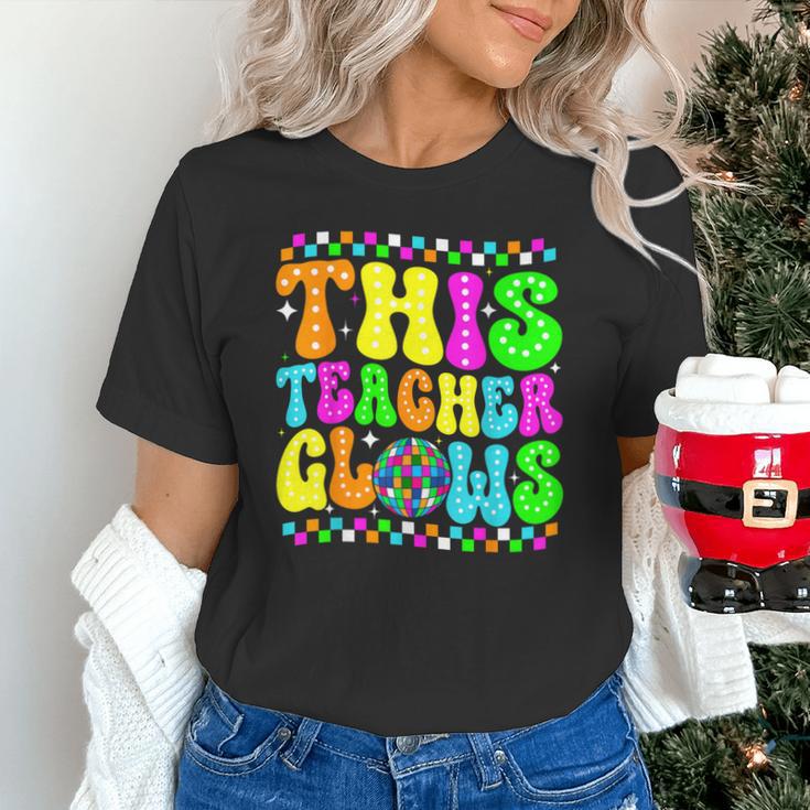 This Teacher 80s 90s Teachers's Day Glows Last Day Of School Unisex T-Shirt, 90s Teacher Shirts, gift for family, gift for coworker This Teacher 80s 90s Teachers's Day Glows Last Day Of School Unisex T-Shirt, 90s Teacher Shirts, gift for family, gift for coworker