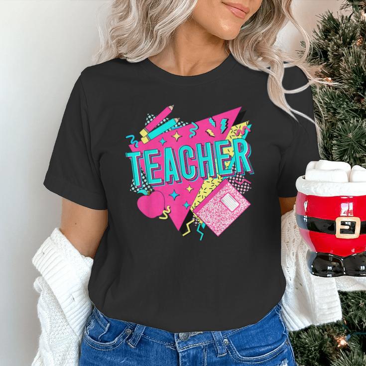 Teacher 90s Retro Colorful Teacher Of The 90s Back To School Unisex T-Shirt, 90s Teacher Shirts, gift for family, gift for coworker Teacher 90s Retro Colorful Teacher Of The 90s Back To School Unisex T-Shirt, 90s Teacher Shirts, gift for family, gift for coworker