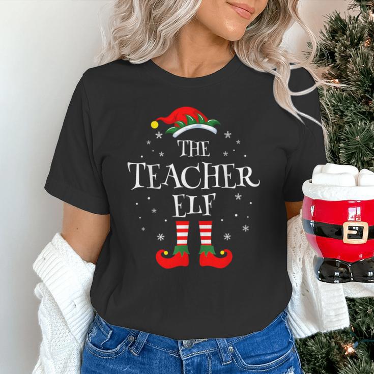 The Teacher Elf Christmas Family Matching Group Xmas Unisex T-Shirt, gift for family, gift for coworker The Teacher Elf Christmas Family Matching Group Xmas Unisex T-Shirt, gift for family, gift for coworker