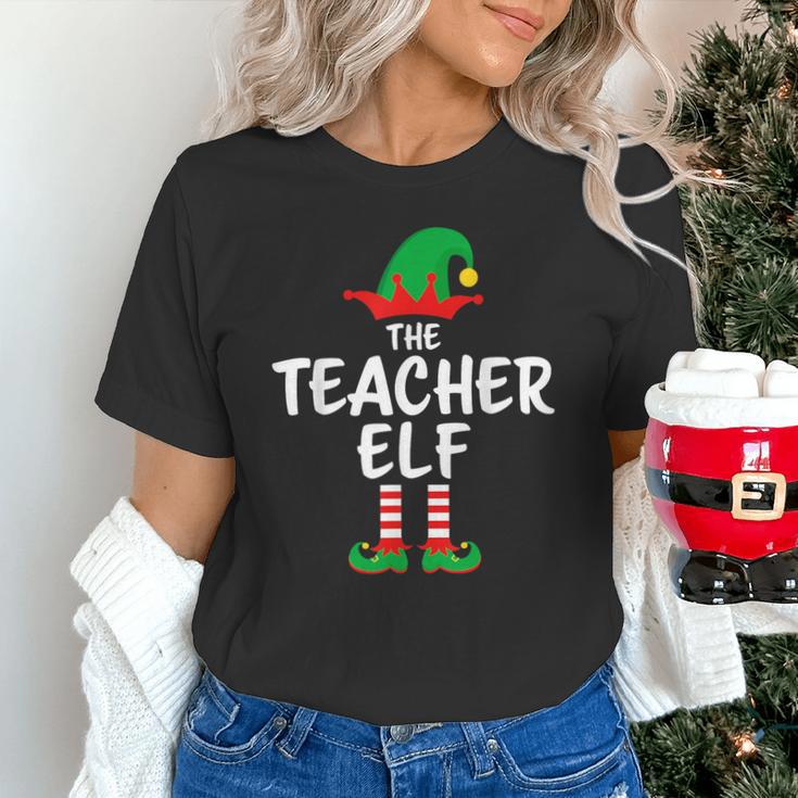 The Teacher Elf Matching Family Christmas Unisex T-Shirt, gift for family, gift for coworker The Teacher Elf Matching Family Christmas Unisex T-Shirt, gift for family, gift for coworker