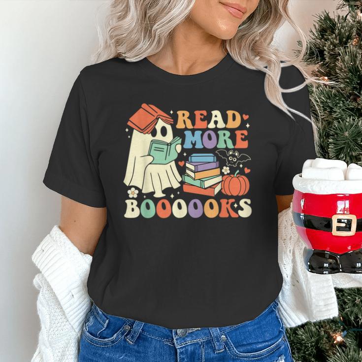 Teacher Halloween Cute Booooks Ghost Read More Books Unisex T-Shirt, gift for family, gift for coworker
