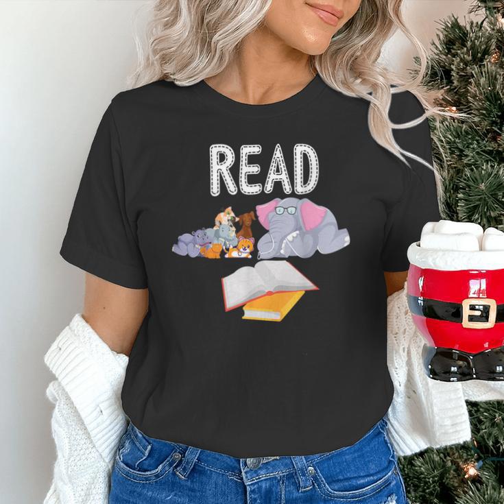 Teacher Library Read Book Club Piggie Elephant Pigeons Men Women Kids Unisex T-Shirt, gift for family, gift for coworker Teacher Library Read Book Club Piggie Elephant Pigeons Men Women Kids Unisex T-Shirt, gift for family, gift for coworker