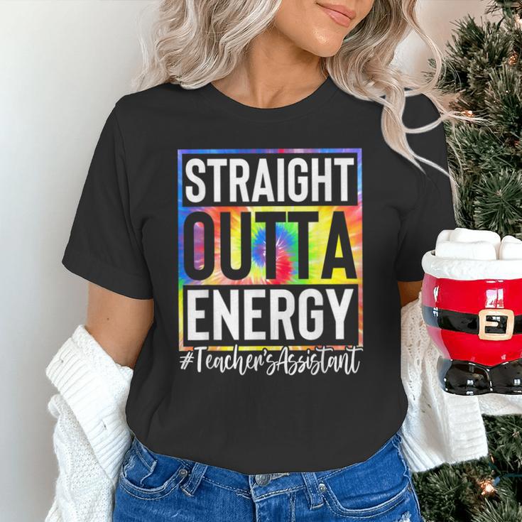 Teacher's Assistant Straight Outta Energy Teaching Tie Dye For Men Women Unisex T-Shirt, gift for family, gift for coworker Teacher's Assistant Straight Outta Energy Teaching Tie Dye For Men Women Unisex T-Shirt, gift for family, gift for coworker