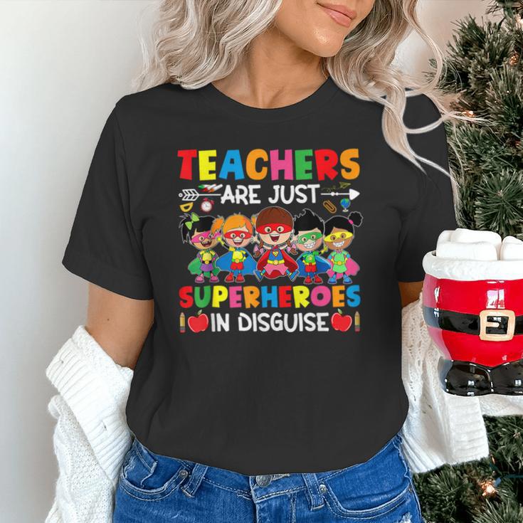 Teachers Are Just Superheroes In Disguise Back To School Unisex T-Shirt, gift for family, gift for coworker