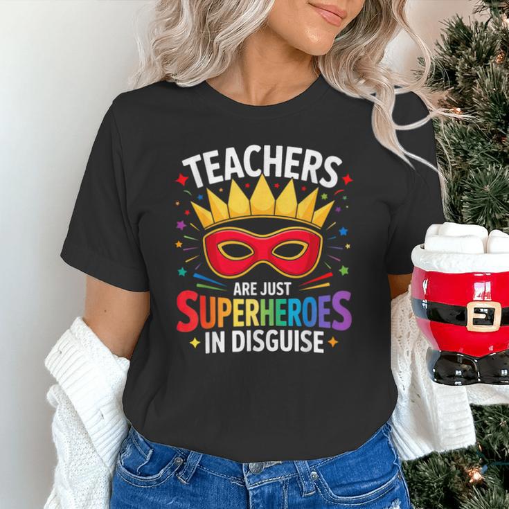 Teachers Are Just Superheroes In Disguise Fun Back To School Unisex T-Shirt, gift for family, gift for coworker Teachers Are Just Superheroes In Disguise Fun Back To School Unisex T-Shirt, gift for family, gift for coworker