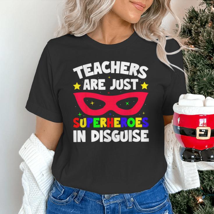 Teachers Are Just Superheroes In Disguise School Unisex T-Shirt, gift for family, gift for coworker Teachers Are Just Superheroes In Disguise School Unisex T-Shirt, gift for family, gift for coworker