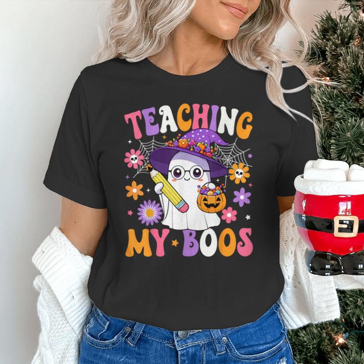 Teaching My Boos Teacher Ghost Teach Halloween Teacher Unisex T-Shirt, gift for family, gift for coworker Teaching My Boos Teacher Ghost Teach Halloween Teacher Unisex T-Shirt, gift for family, gift for coworker