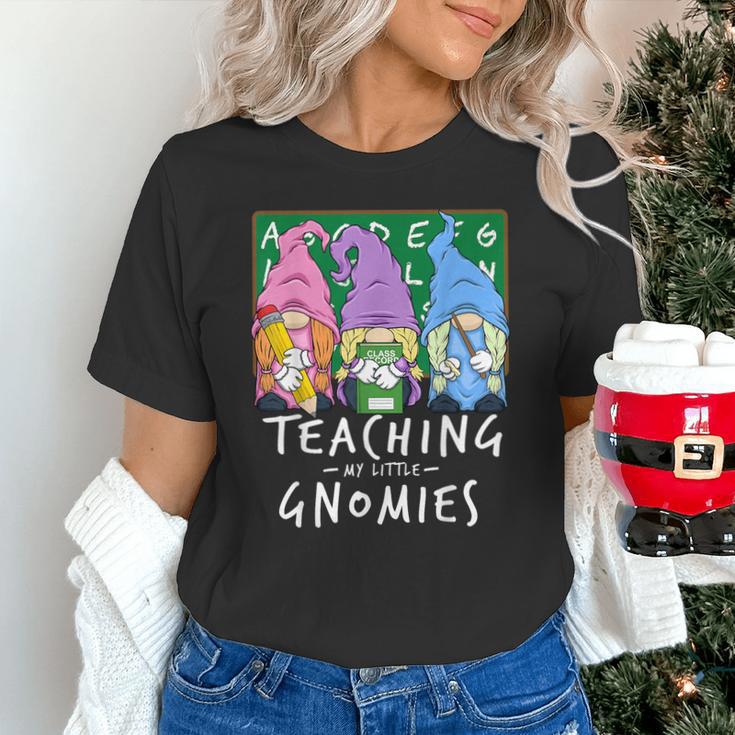 Teaching My Little Gnomies With Gnome For Teacher Women Unisex T-Shirt, gift for family, gift for coworker Teaching My Little Gnomies With Gnome For Teacher Women Unisex T-Shirt, gift for family, gift for coworker