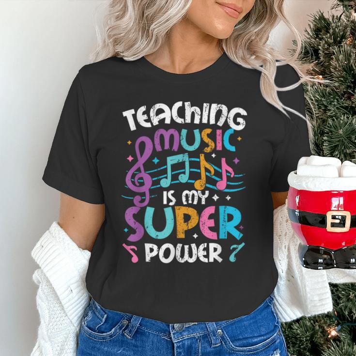 Teaching Music Is My Superpower Music Teacher For Men Women Kids Unisex T-Shirt, gift for family, gift for coworker