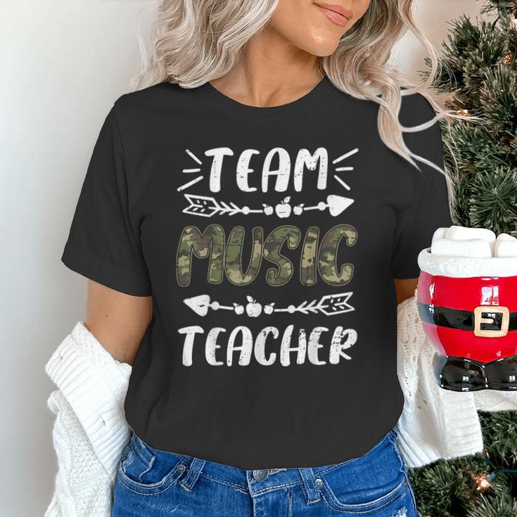 Team Music Teacher Camo Teacher Student Back To School Unisex T-Shirt, gift for family, gift for coworker Team Music Teacher Camo Teacher Student Back To School Unisex T-Shirt, gift for family, gift for coworker