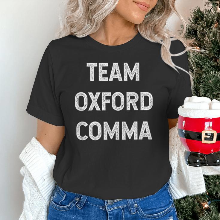 Team Oxford Comma English Majors And Teachers For Men Women Girls Kids Unisex T-Shirt, English Teacher Shirts, gift for family, gift for coworker