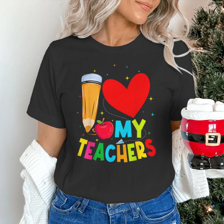 Teens Graduation I Heart My Teachers I Love My Teachers Unisex T-Shirt, gift for family, gift for coworker