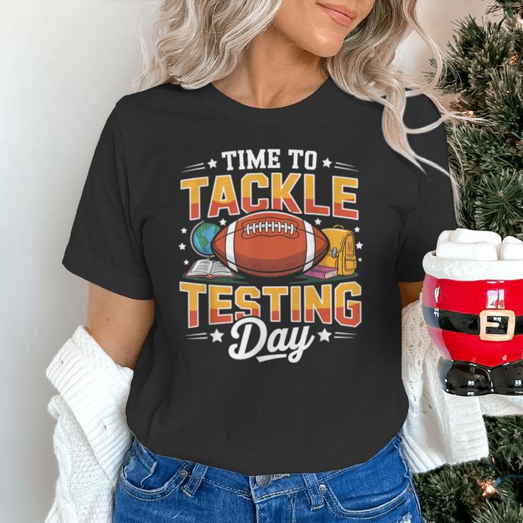 Test Day State Football Tackle Testing Day Sports Teacher Unisex T-Shirt, gift for family, gift for coworker
