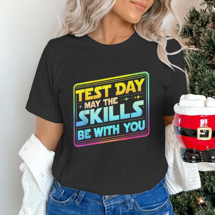 Testing Day Test Day May The Skills Be With You Teacher Unisex T-Shirt, gift for family, gift for coworker Testing Day Test Day May The Skills Be With You Teacher Unisex T-Shirt, gift for family, gift for coworker