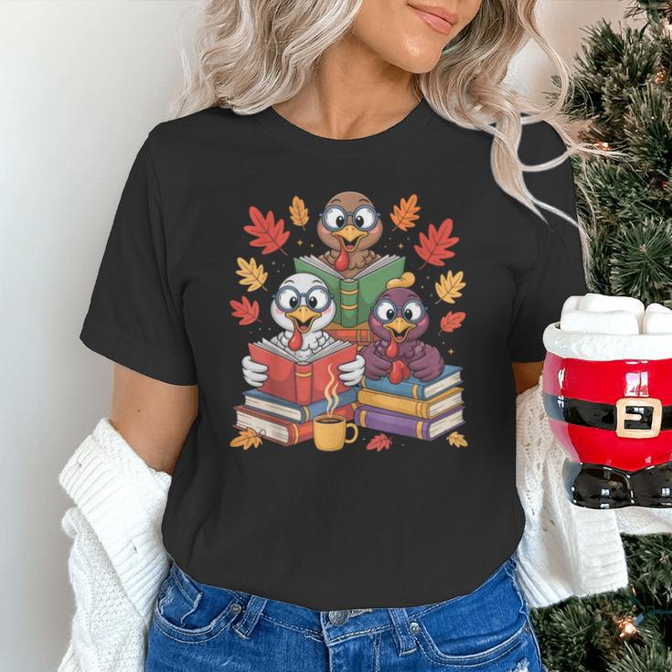 Thanksgiving Teacher Books Turkey Reading Book Unisex T-Shirt, gift for family, gift for coworker Thanksgiving Teacher Books Turkey Reading Book Unisex T-Shirt, gift for family, gift for coworker