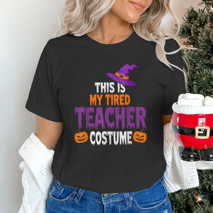 Tired Teacher Costume For Halloween Teachers Unisex T-Shirt, gift for family, gift for coworker Tired Teacher Costume For Halloween Teachers Unisex T-Shirt, gift for family, gift for coworker