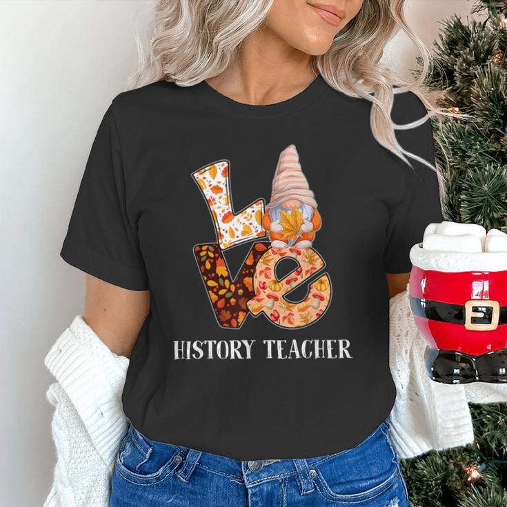 History Teacher Love Autumn Fall Gnome For Teachers For Men Women Unisex T-Shirt, History Teacher Shirts, gift for family, gift for coworker History Teacher Love Autumn Fall Gnome For Teachers For Men Women Unisex T-Shirt, History Teacher Shirts, gift for family, gift for coworker