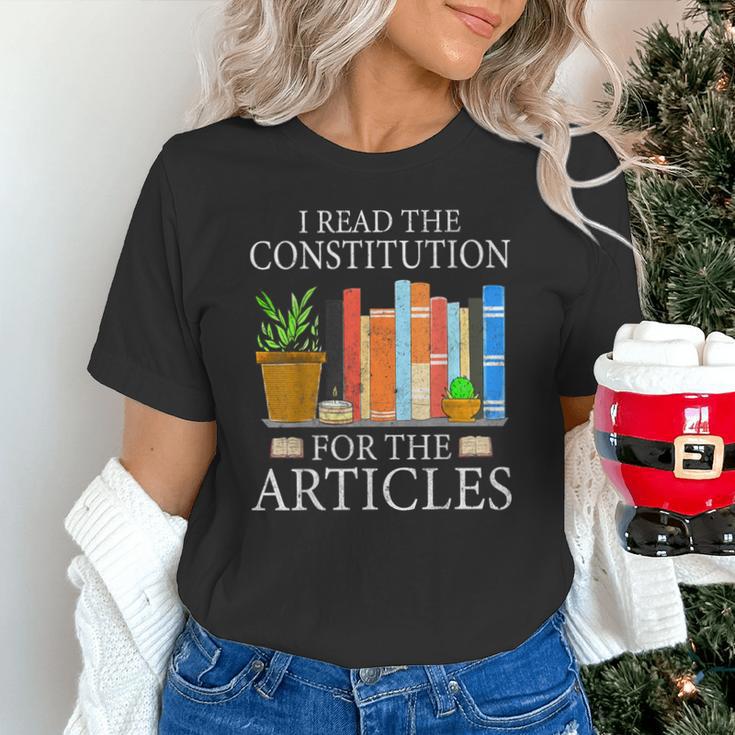 History Teacher I Read The Constitution For The Articles For Men Women Unisex T-Shirt, History Teacher Shirts, gift for family, gift for coworker