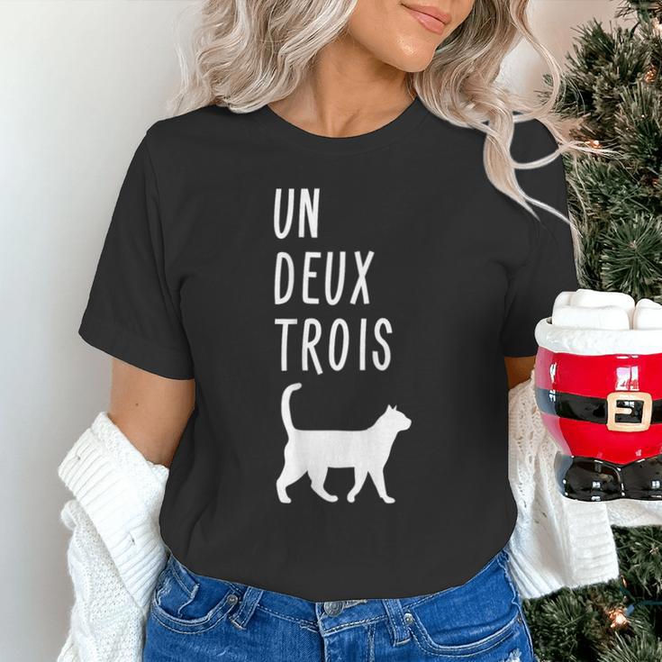 Un Deux Trois Cat Shirt French Teacher Unisex T-Shirt, gift for family, gift for coworker Un Deux Trois Cat Shirt French Teacher Unisex T-Shirt, gift for family, gift for coworker