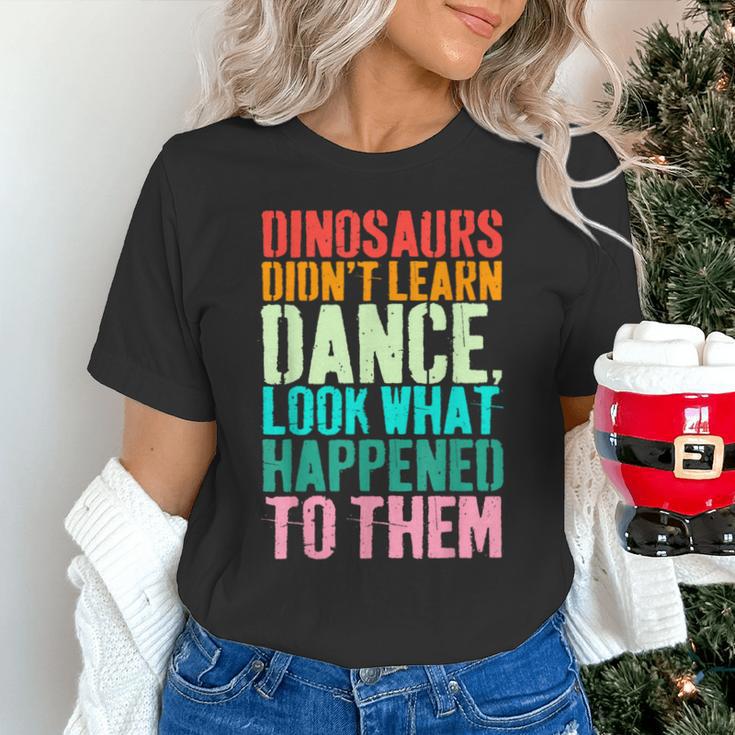 Vintage Dinosaurs Didn't Learn Dance Dance Teacher Unisex T-Shirt, gift for family, gift for coworker Vintage Dinosaurs Didn't Learn Dance Dance Teacher Unisex T-Shirt, gift for family, gift for coworker