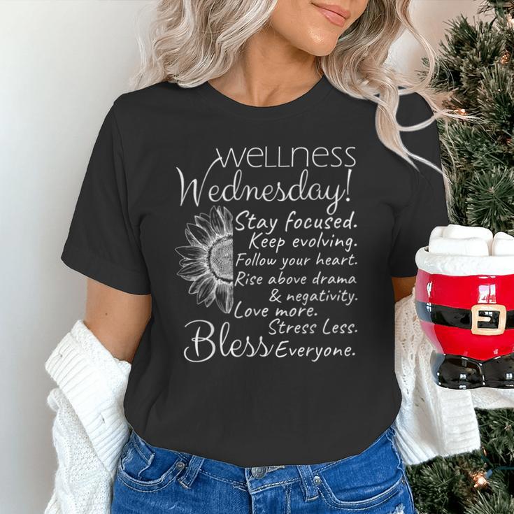 Wellness Wednesday Nurse Counselor Teacher Quotes Unisex T-Shirt, gift for family, gift for coworker